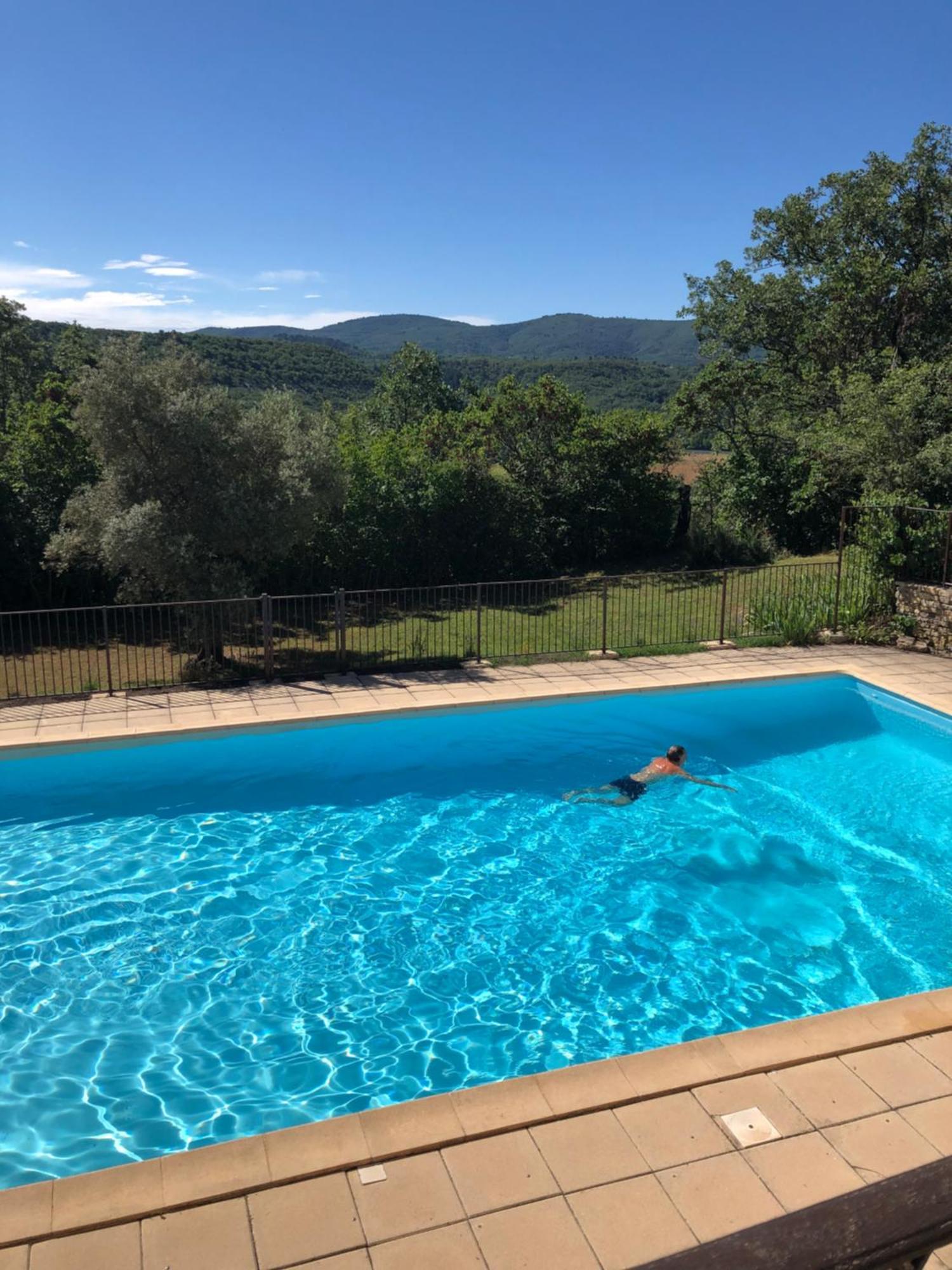 Luberon Provence Swimming Pool Terrace View For 2 Viens